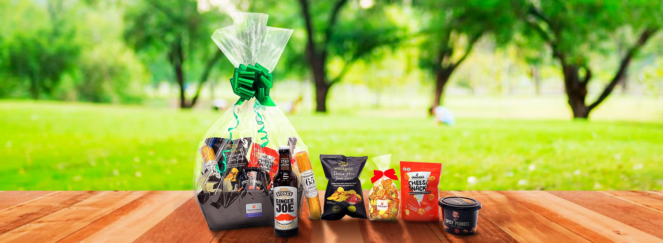 Gavekurv med snacks