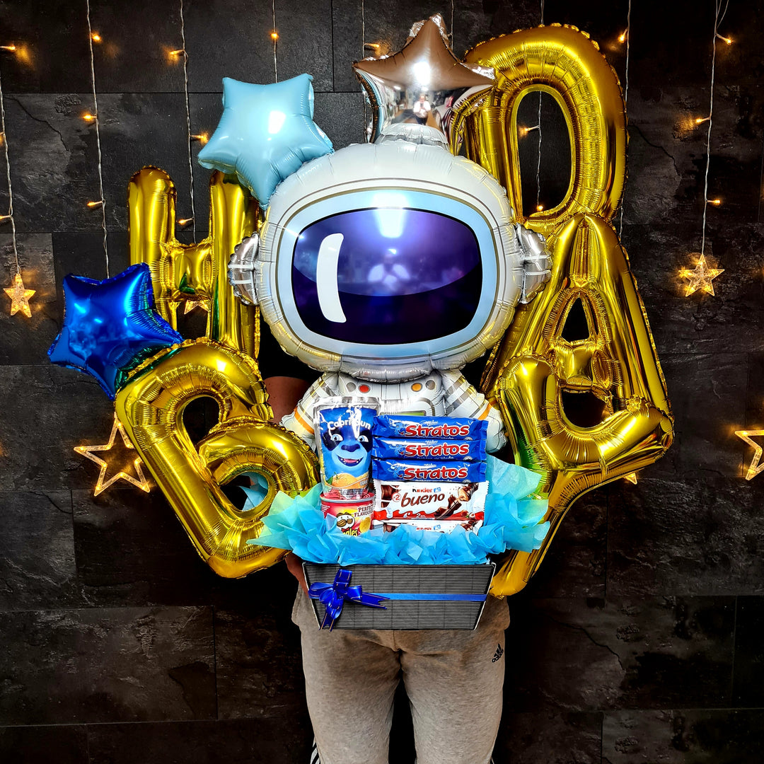 Space air ballong dekor HBDAY