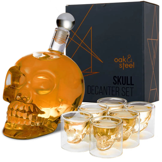 Rock 'n' Skull Whisky-Sett: Server med Stil