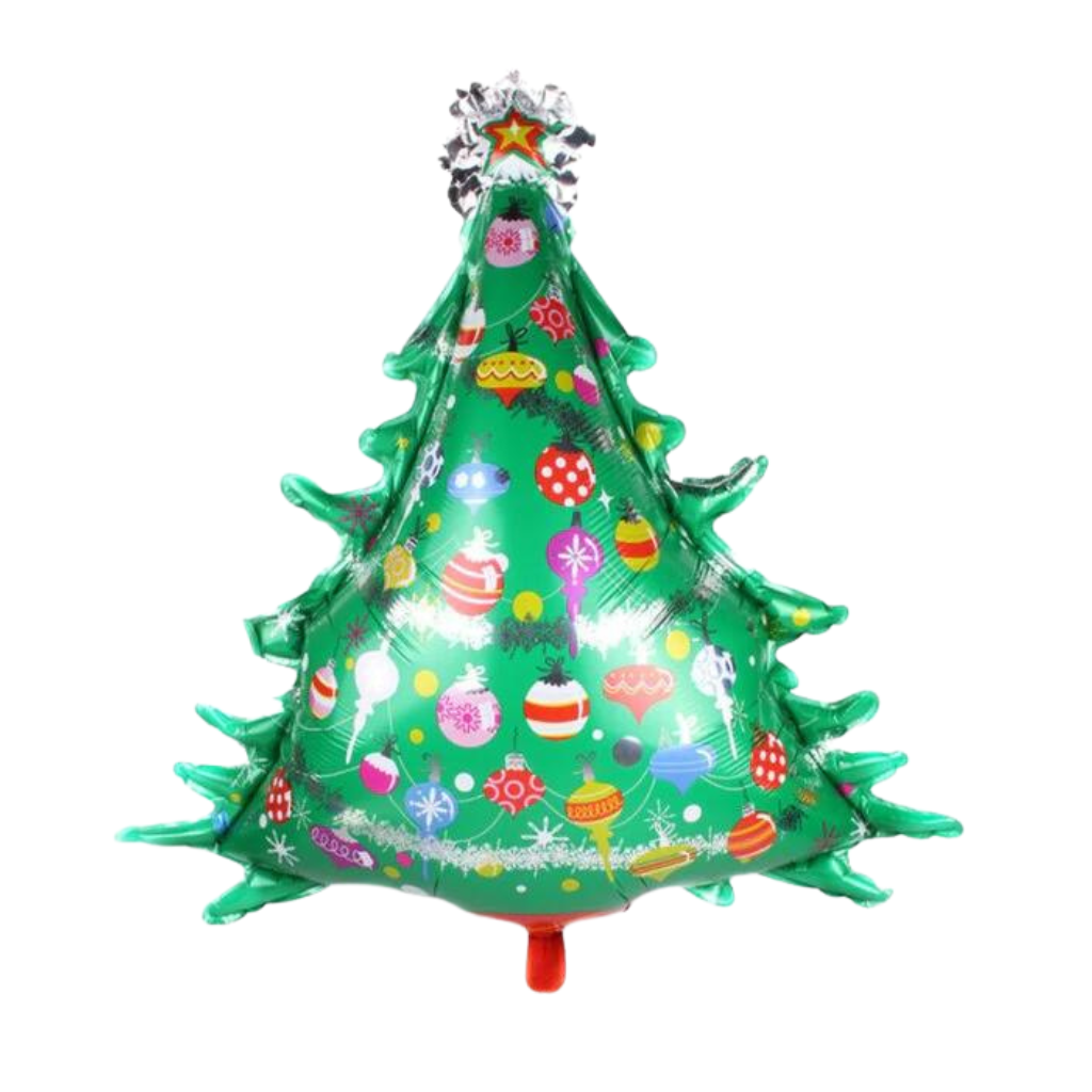 Liten juletre folie ballong 31x31cm