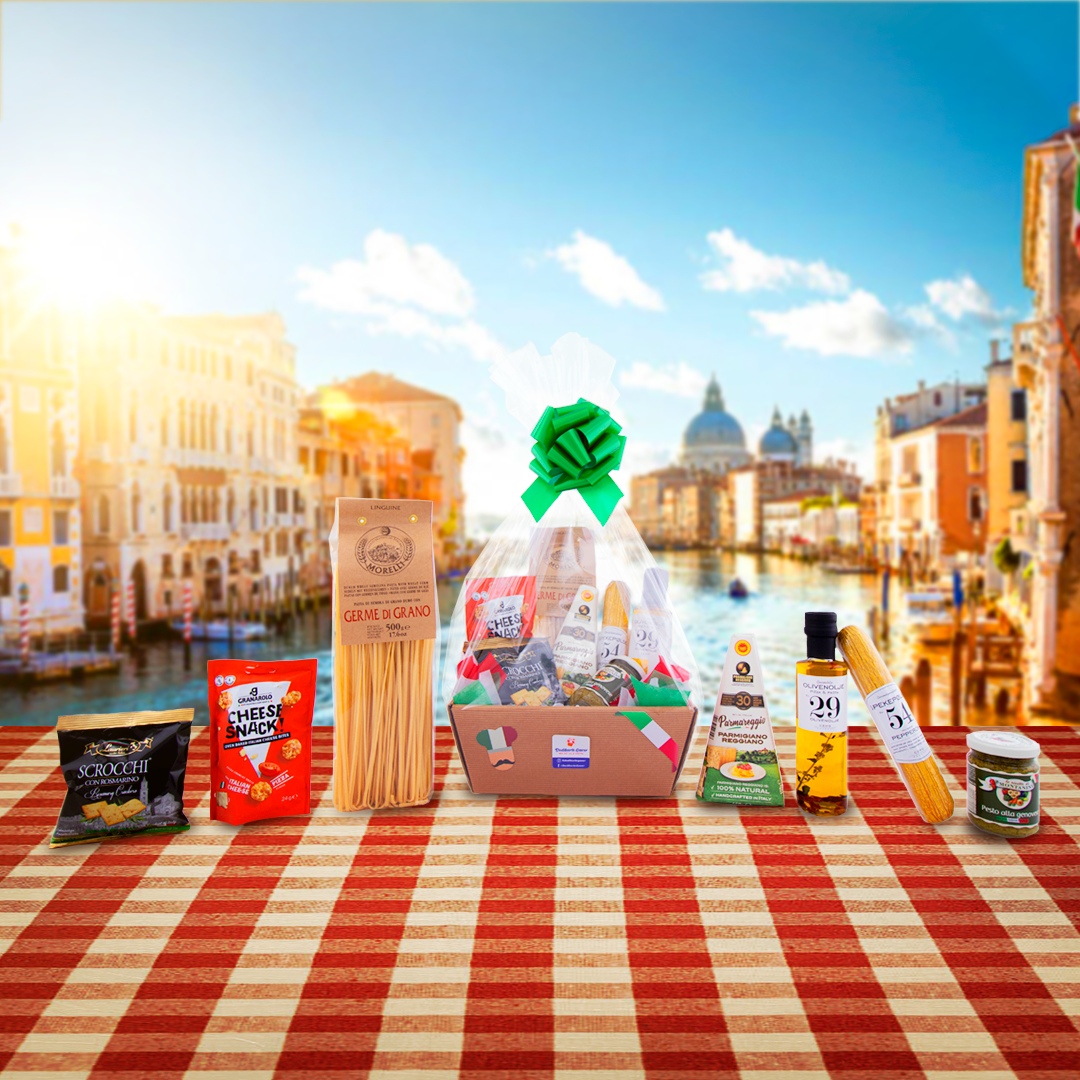 Oppdag ekte Italienske smaker gavekurv