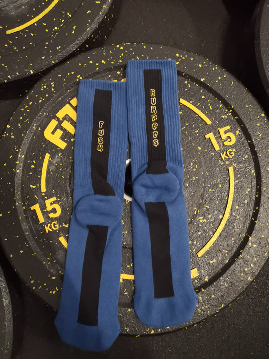FUCK-BURPEES Sportsokker – Komfortable Treningssokker til Crossfit & Gym