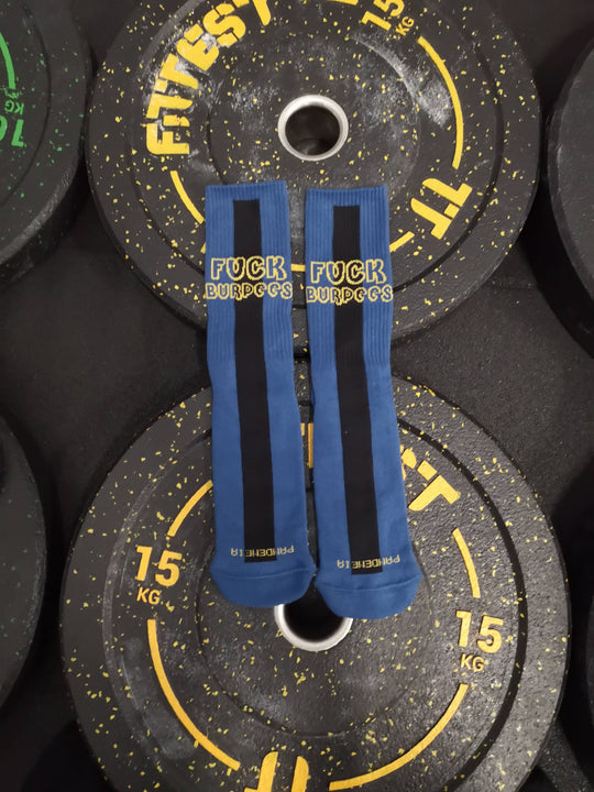 FUCK-BURPEES Sportsokker – Komfortable Treningssokker til Crossfit & Gym