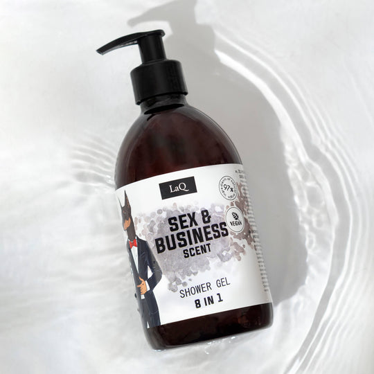 LaQ Doberman Dusjsåpe for Menn 8-i-1 – Maskulin Duft | 500 ml
