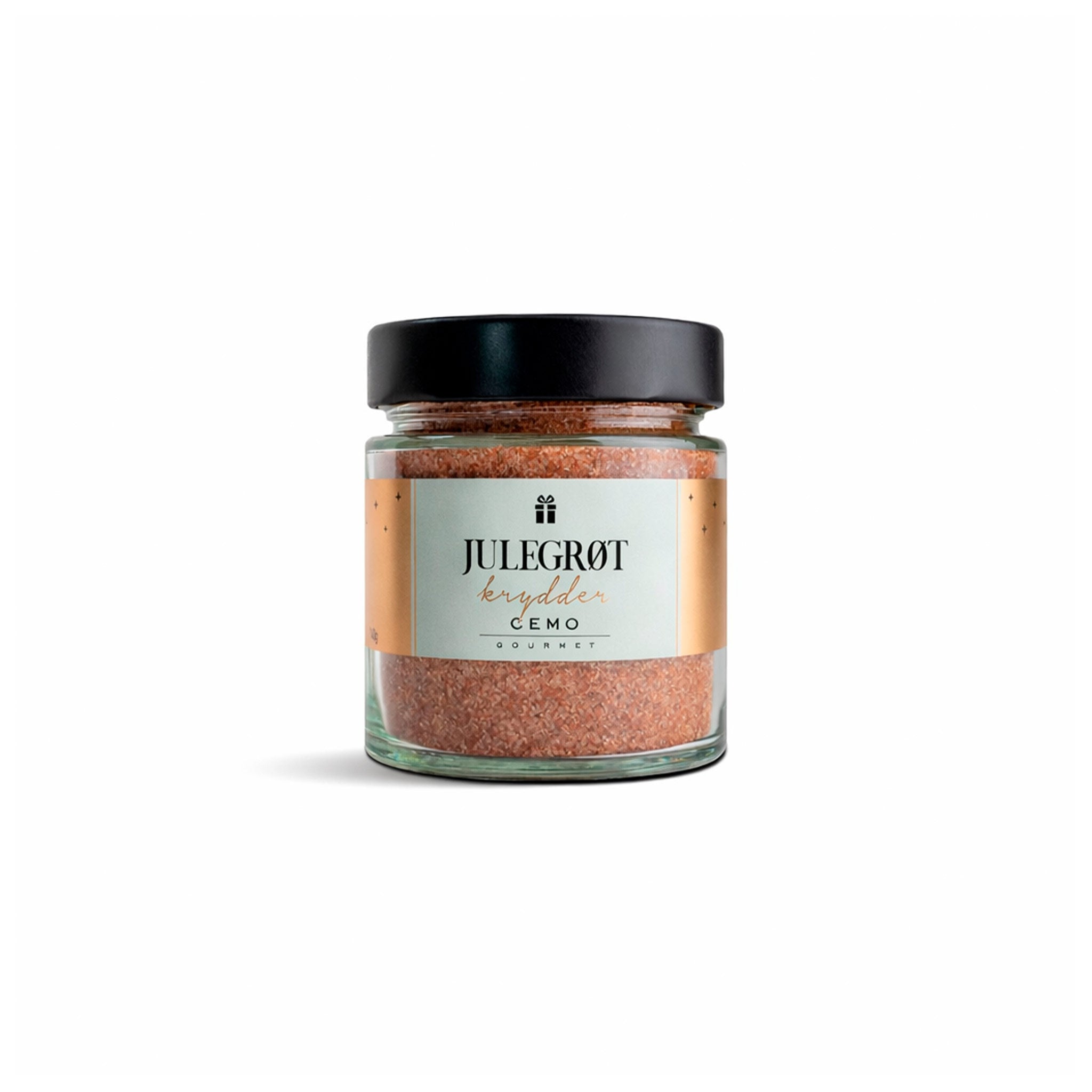 Julegrøtkrydder fra Cemo i glasskrukke 140 g