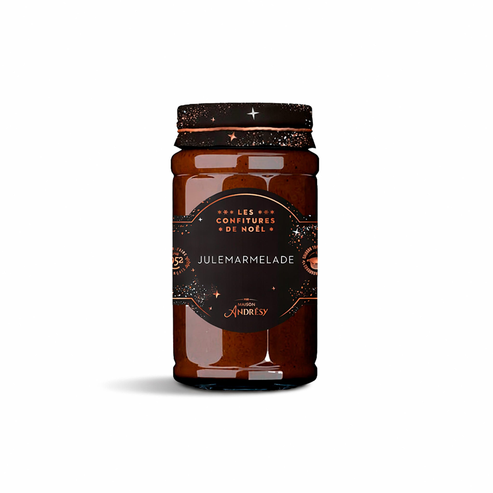 Julemarmelade fra Maison Andrésy i glasskrukke 270 g