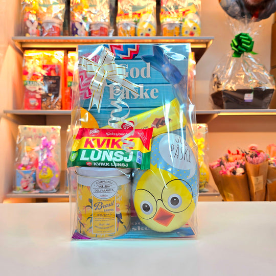 God påske gavepose med deilig snacks