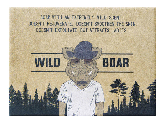 LaQ Wild Boar Gavesett for Menn – Dusjsåpe, Body Scrub & Såpe