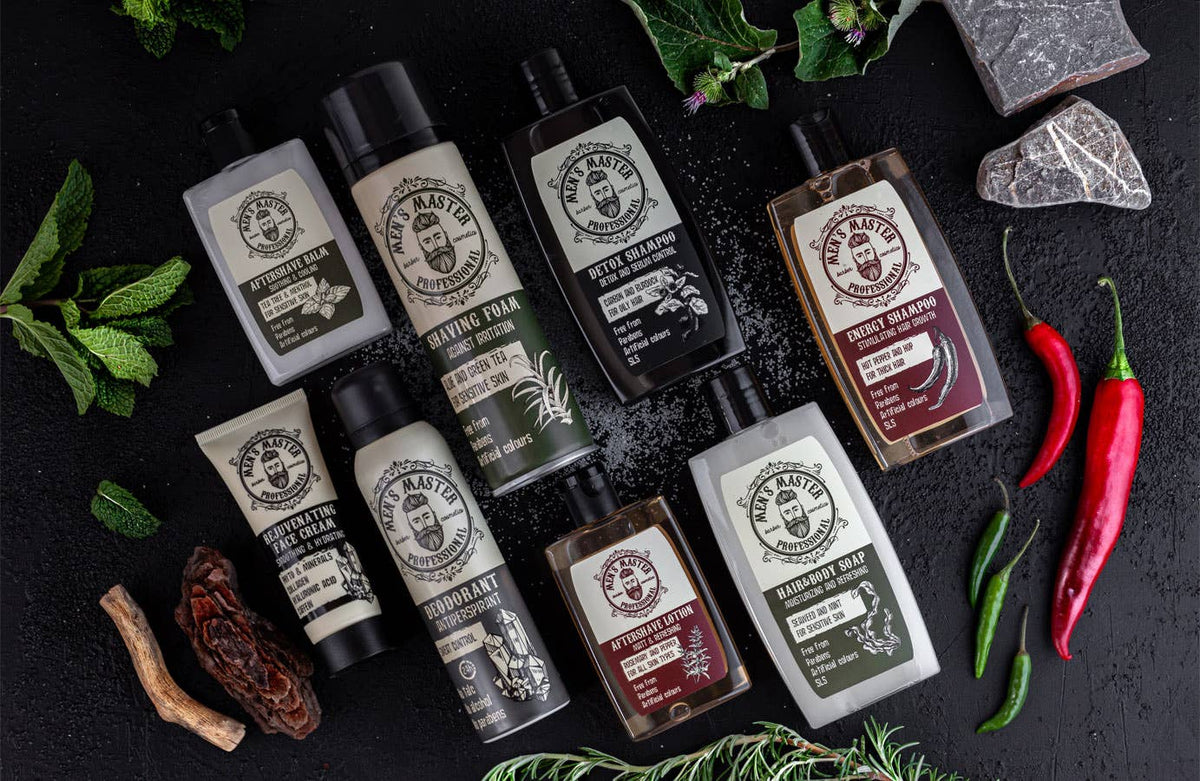 Hair and body for. men